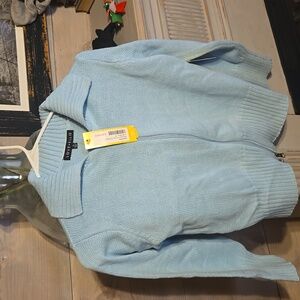 Girls full zip sweater